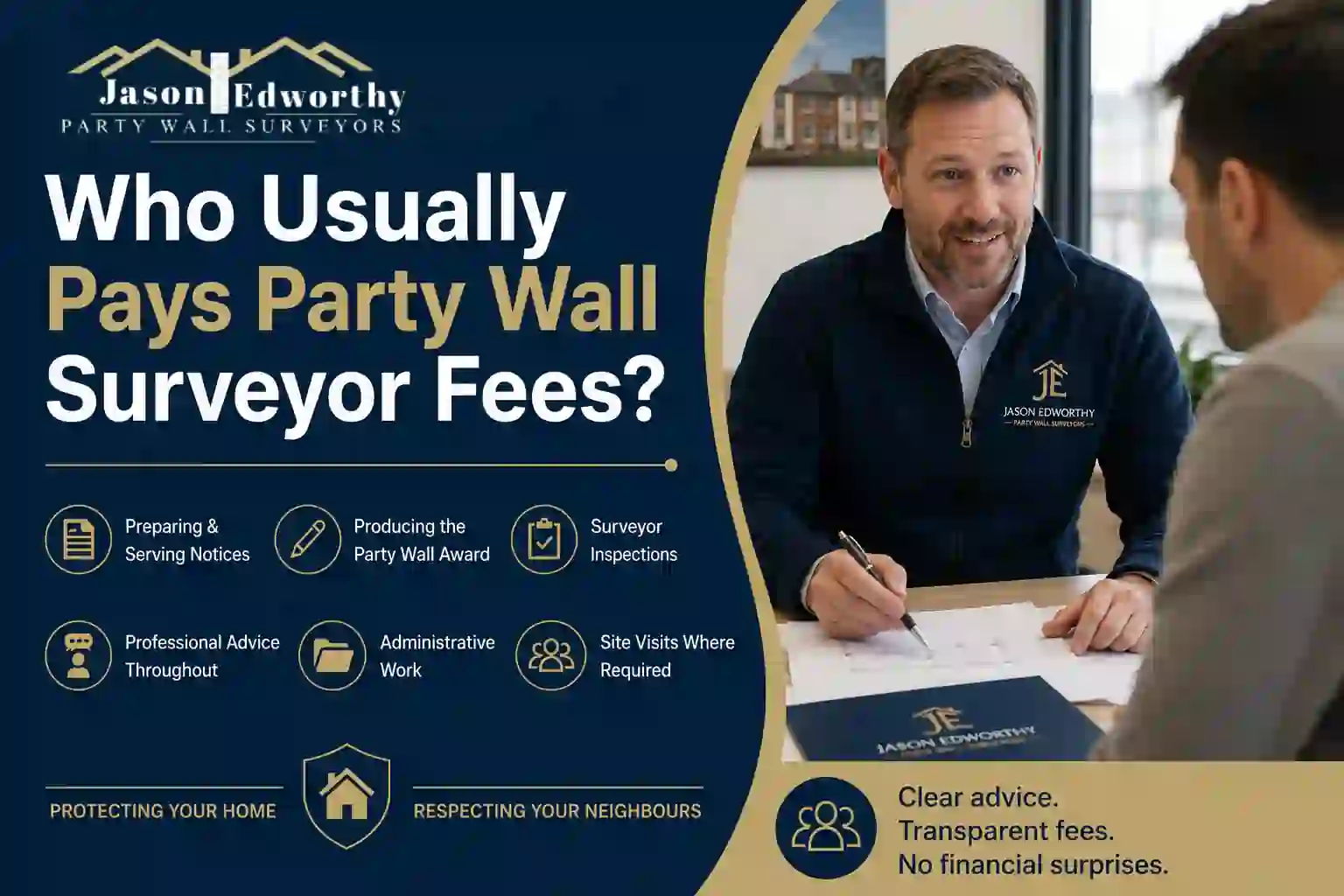 Who Usually Pays Party Wall Surveyor Fees Burnley?